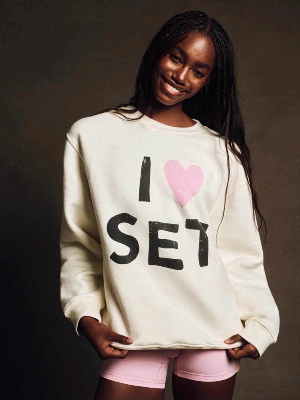 SET Active Birthday I Love Set Crewneck- size xl/xxl
